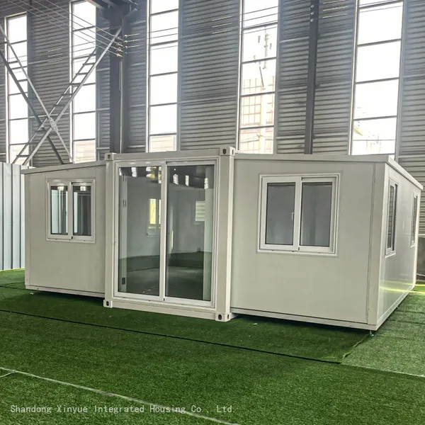 Portable Prefabricated Full Bathroom Tiny Expandable Container House 20 ft 20ft Blue 30ft 3 Bedroom With Porch India Australia photo-5