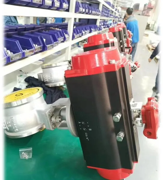 V-Type Ball Valve With DN25-600mm Size Range and Flanged Connection for Industrial Automation Systems photo-4