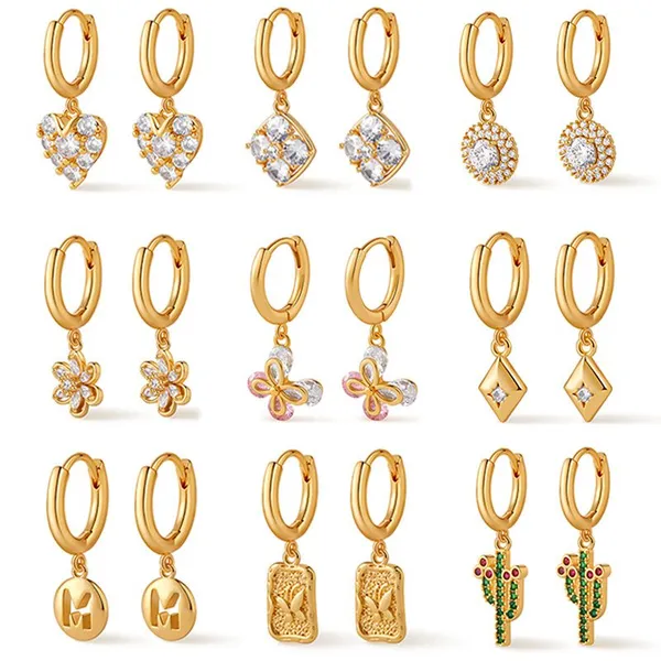 Brass Jewelry OEM Manufacturer With 25 Years Experience Custom Gold Plated Earrings