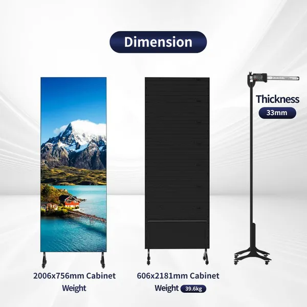 Hot-selling High Quality Factory Direct Sales Indoor 3in1 P1.25 P1.56 P1.95 P2.5 P2.6 P2.97 P3.91 Poster LED Display Screen photo-2