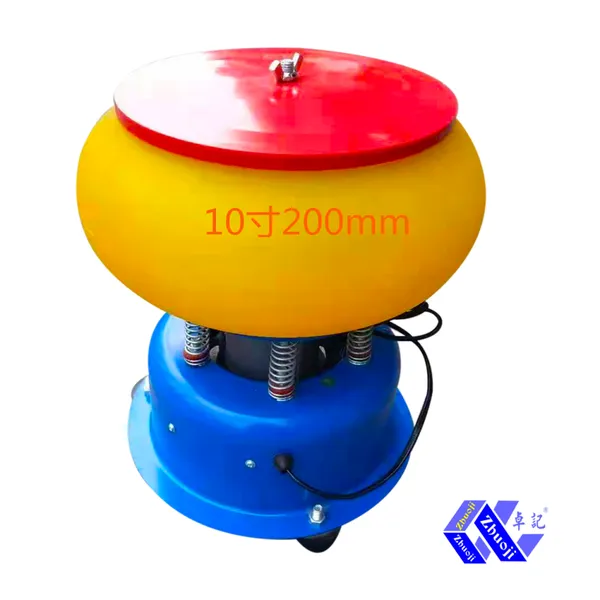 Xiongxing 10 Inch Drum-Shaped PU Lining Vibratory Polishing Machine