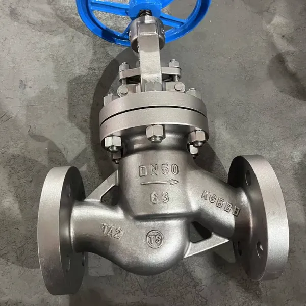 150LB PN25 PN40 Stainless Steel Flange Globe Valve Rising Stem High Temperature Steam Stop Globe Valve photo-3