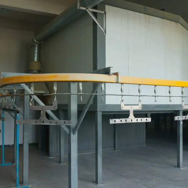 High‑Capacity Powder Coating System Handles Oversized Telecommunication Equipment Metal Frames