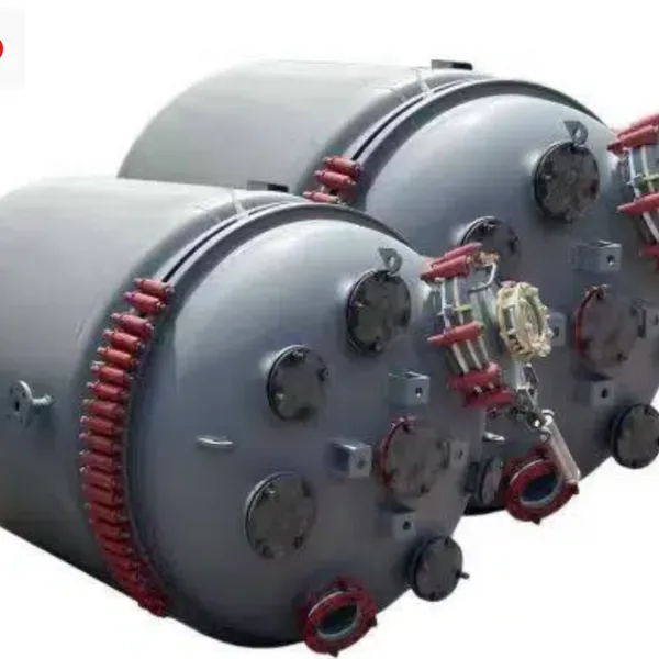 Horizontal PTFE Lined Storage Tank Chemical Buffer Tank photo-5