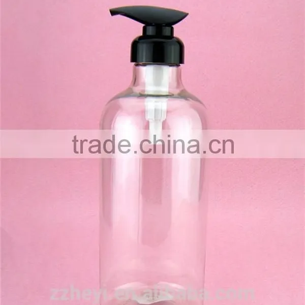 36oz 1020ml Clear Special Neck Plastic Shampoo Bottle for Sale
