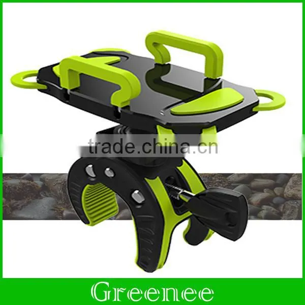 2016 Newest Universal 360 Degrees Rotation Motorcycle Bicycle Bike Cellphone GPS Support Handlebar Mount Holder photo-2