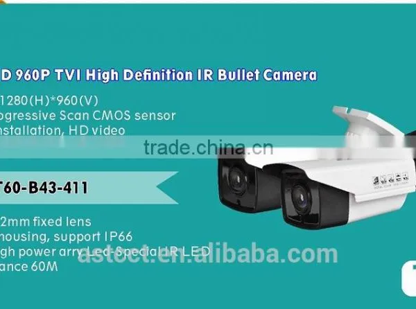 Hikvision Design 1.3MP CCTV Bullet Camera TVI HD 720P IR CMOS Bullet Camera COMS Waterproof TVI Color IR Bullet CCTV Camera photo-2