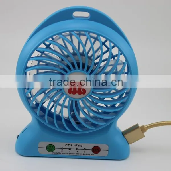 2016 Hot Sale 2600mAh Micro Mini USB Fan For Power Bank photo-2