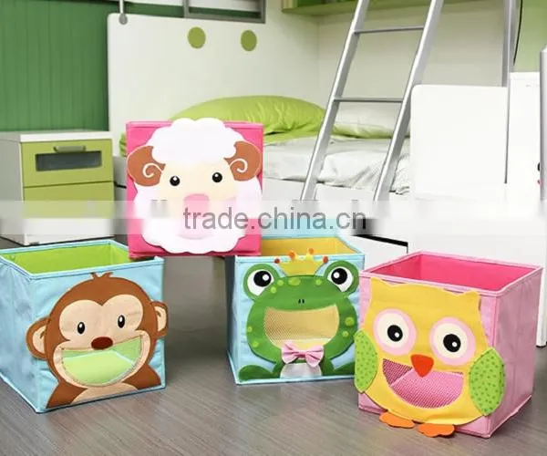 Creative Smiling Face Cartoon Animal Kids Storage Organizer Toy Drawer Storage Box Trade Assurance Supplier photo-3