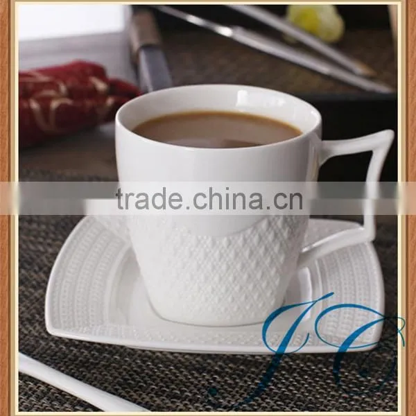 Different Sizes Simple Style Coffee/tea Cup and Saucer Set