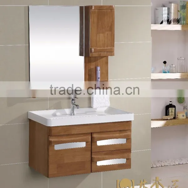 Solid Wood Bathroom Cabinet Mirror Cabinet(EAST-28020)