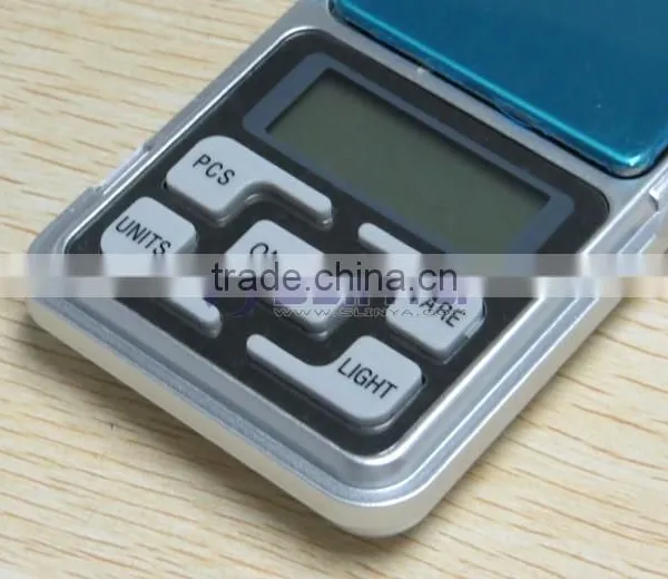 MH-500 Scale 500g/0.1g High Precision Blue LCD Pocket Weighing Scale photo-3