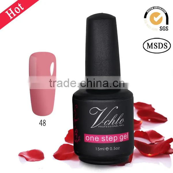China Factory Supplier 15ml One Step UV Gel Polish, 3 in 1 Color Gel 100 Colors Free Sample Available photo-3
