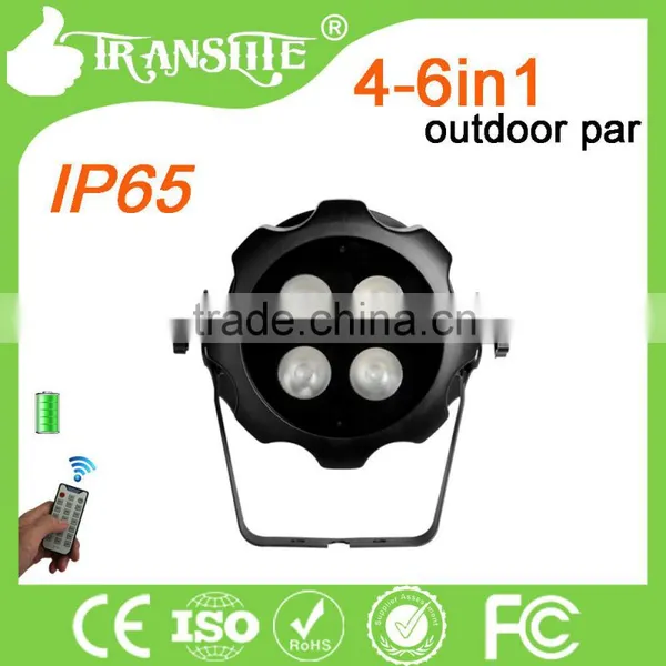 Hot Sale Outdoor Waterproof 4pcs 6 In1 RGBWA+UV IP65 LED Par Light photo-2