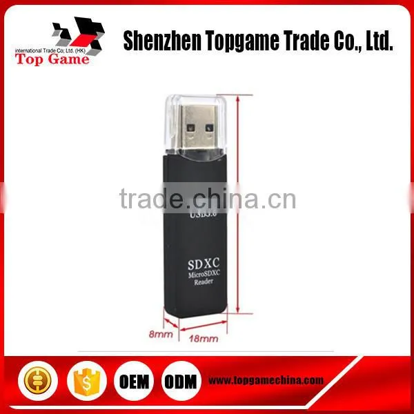 Promotion Gifts 2 in 1 USB 3.0 SDHCSDXC MicroSD Card Reader ,USB3.0 Adapter Converter Tool photo-2