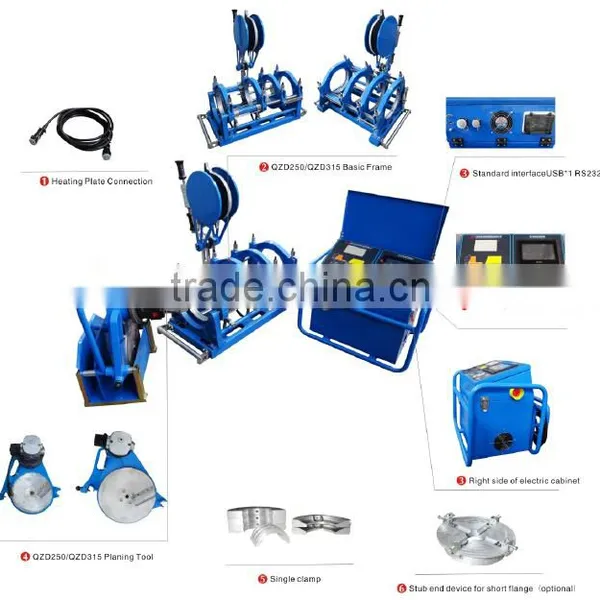 SHD250 Butt Fusion Welding Machine for HDPE Pipe Quality Choice photo-2