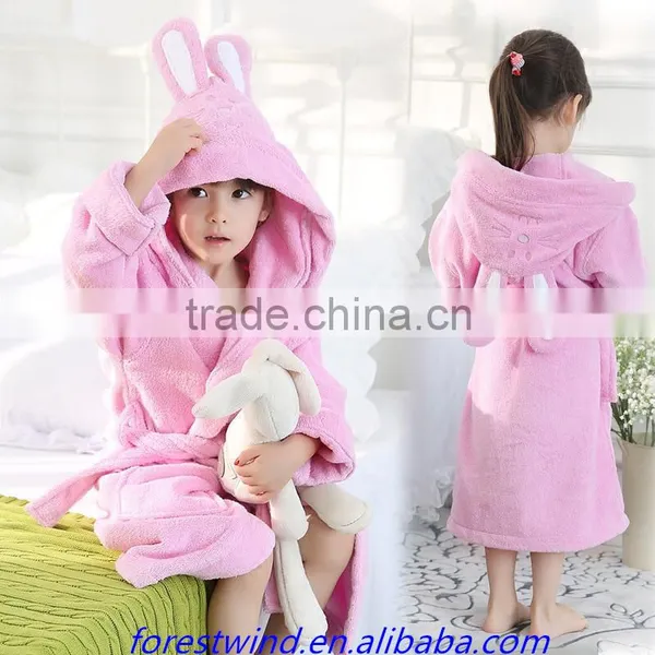 OEM and ODM Kids Hooded Towels With Cartoon Hood for Promotion