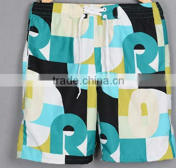 Surfing Board Shorts for Men Full Printing