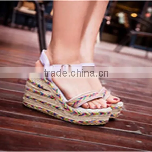Wedge Heel Shoes Women Height Increasing Shoes New Arrival Ladies Wedge Heel Shoes photo-3