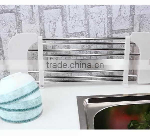 S/S+ABS 18*46*2 KITCHEN SINK DISH DRAINER photo-3