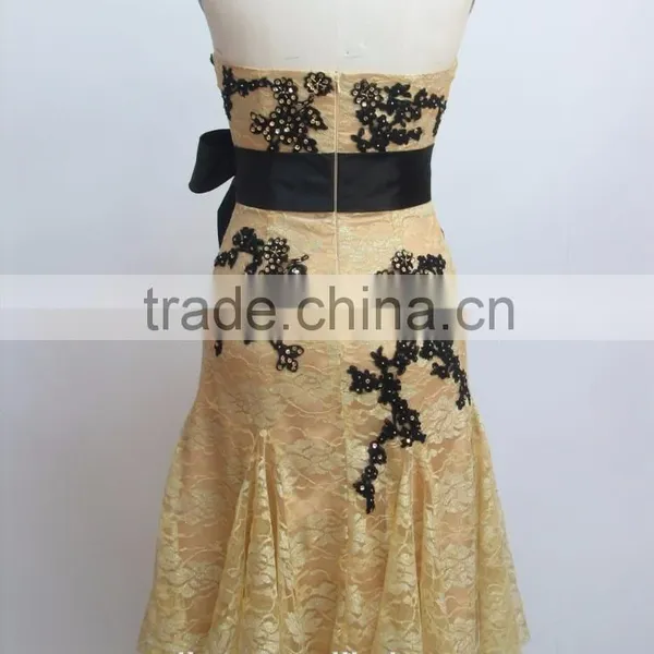 Sexy Sweetheart Fishtail Homecoming Patterns of Lace Evening Dress photo-3