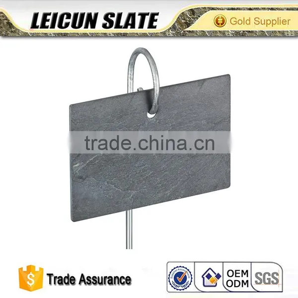 Hanging Rectangle Shape Slate Plant Label photo-2