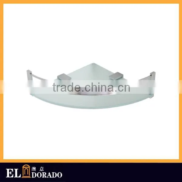 China Supplier Brass Toilet Accessories Bathroom Shelf bathroom glass shelf