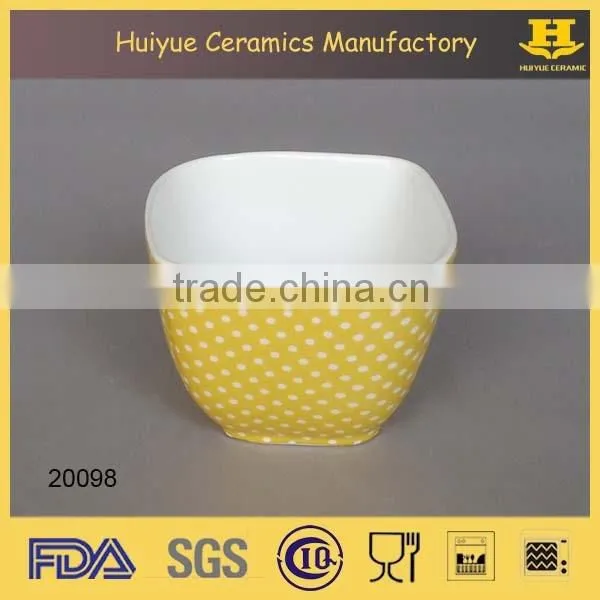 Ceramic Square Cake Bowl, Cake Cup, Color Cake Mould photo-6
