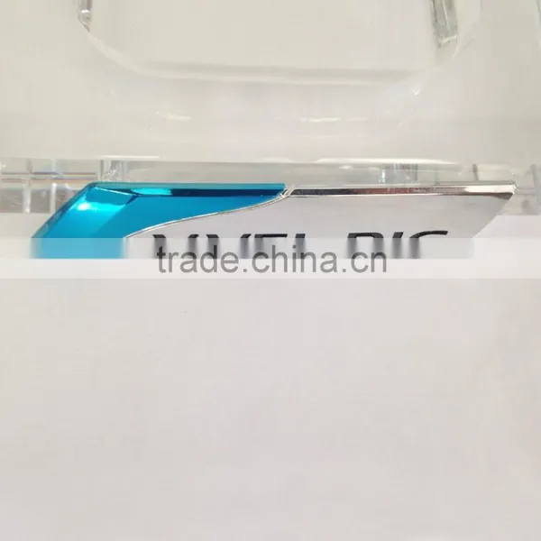 Custom High Quality 3D ABS Electroplated Auto Logo Badge Chrome Car Rear Emblem photo-4