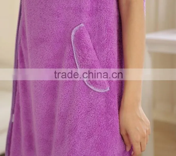 Sexy Sweet Bath Towel Bathrobe Coral Fleece Skirt Towel photo-5