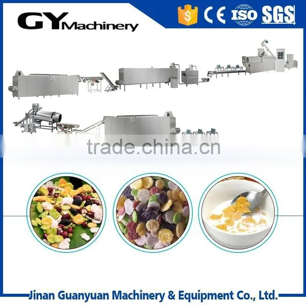Roasted Corn Flakes Machine / Corn Flakes Production Line