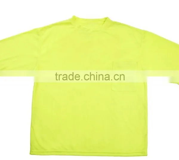 High Quality Hi-Vis Reflective Safety Work Shirt Fashion Casual Running Shirt High Visibility photo-2