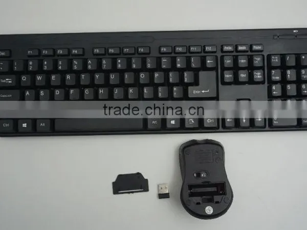 OEM Black Color Cheap Combo Wirless Keyboard and Mouse photo-4