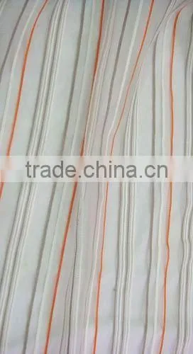 Popular Organza With Line Home Textile Curtain Fabric
