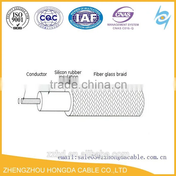 UL 3122 Fiberglass Braid Silicone Rubber Heat Resisting Cable/Wire photo-2