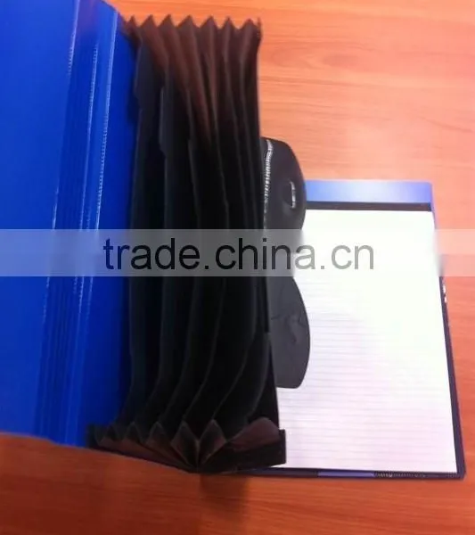 A5 Leather Document Folder With Notepad photo-3