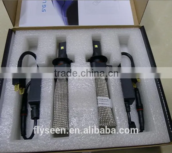 360degree 2500lm H1 H3 880 881 Led Auto Headlight, H7 H8 H9 H11 H16 5202 9005 9006 Auto Led Headlight photo-3