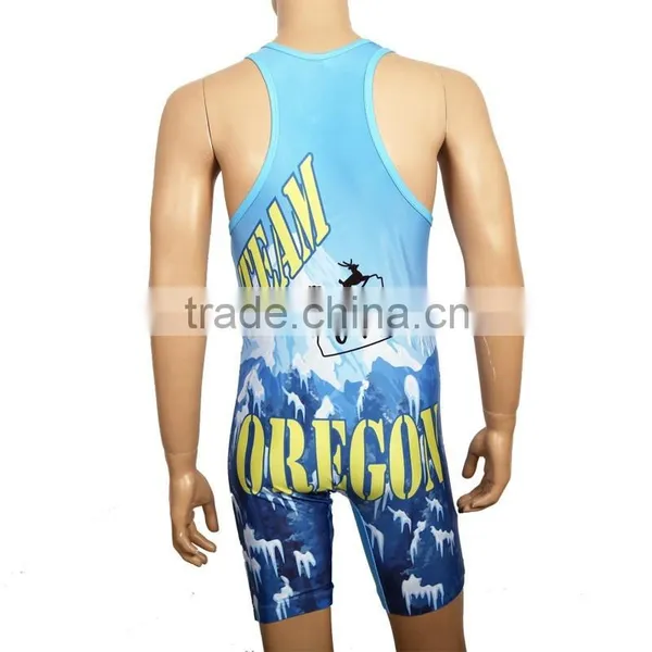 Full Sublimation High Quality Compression Wrestling Wearing photo-2