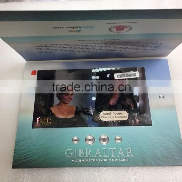 10" Lcd Video Player Brochure, Video Greeting Card