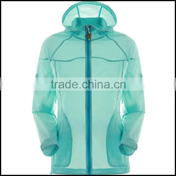 Spring and Summer of Sun Protection Clothing and Thin Jacket Sport for Ladies and With Front -zip Waterproof Rain Jacket photo-3