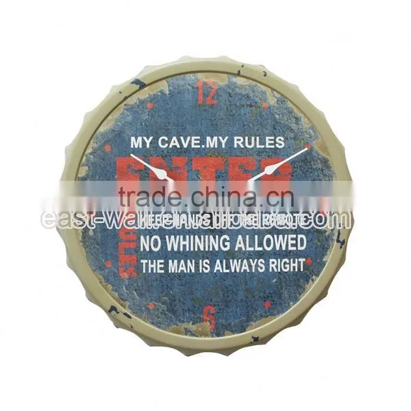 Promotional High-End Handmade Cheaper Price Iron Paper Design Clock photo-2