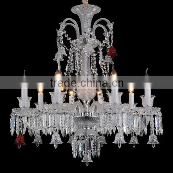 Wholesale Luxury Clear Baccarat Style Crystal Chandelier Popular All Over the World photo-2