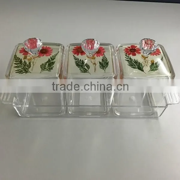 acrylic/ps spice rack set/spice jar set