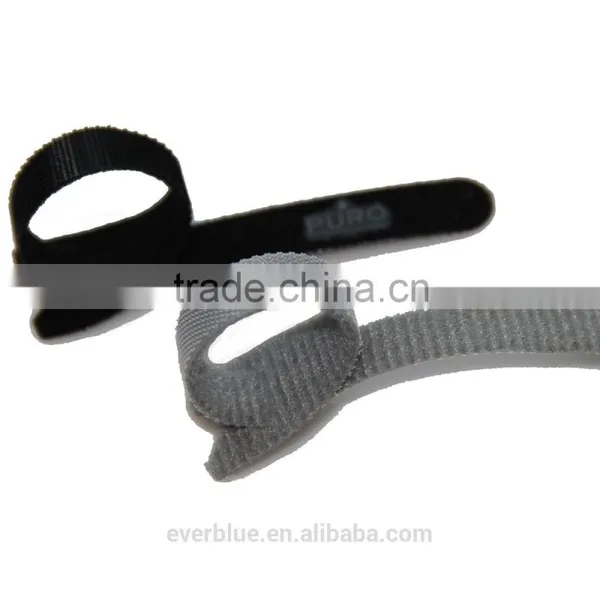 Hook and Loop Computer Cable Tie With Logo Quality Choice photo-2