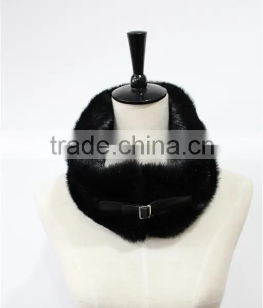 2015 Winter Fashion Women Warm Fake Fur Infinity Scarf/Fake Fur Shawl photo-2