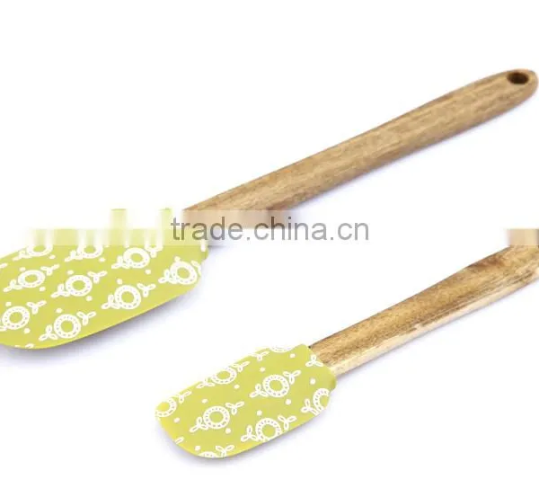 New Product Wood Handle Silcone Spatula photo-6