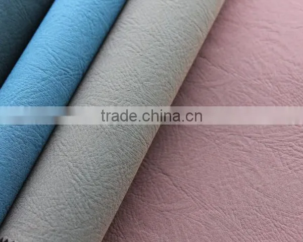 2013 Imitation Embossed Yanbuck PU Synthetic Leather For Shoes photo-2