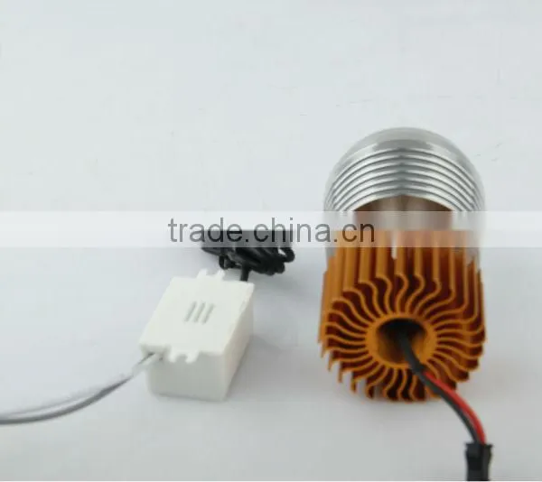 Auto Parts 10w Led Motorcycle Headlight Driving /flashlight With Blue Silver Housing photo-6