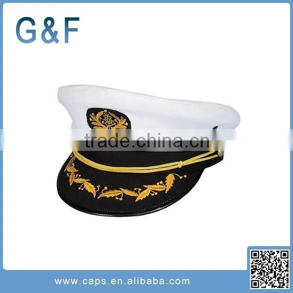 High Quality Navy Captain Sailor Hat With Stock Quality Choice photo-5