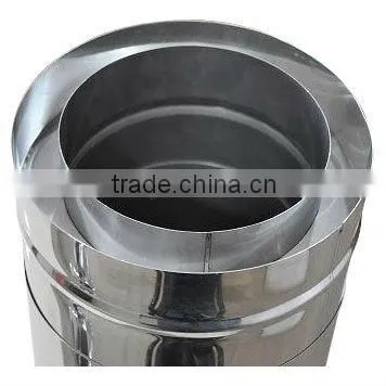 CE Stainless Steel Spigot Lock Stove Chimney Flue Pipe photo-3